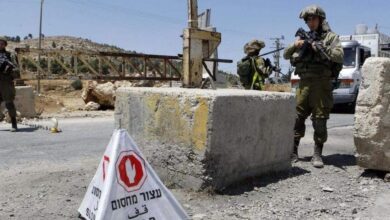 الاحتلال الإسرائيلي يغلق نابلس في الضفة