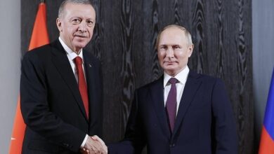 أردوغان يرحب باقتراح بوتين تحويل تركيا إلى مركز دولي للغاز