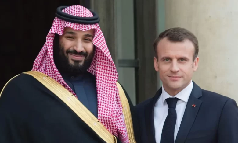 رئيس فرنسا وولي عهد السعودية يناقشان أزمة لبنان