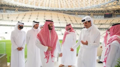 محمد بن سلمان يصل قطر لحضور حفل افتتاح كأس العالم