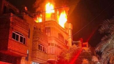 غزة: حريق في جباليا يودي بحياة 21 فلسطينياً على الأقل