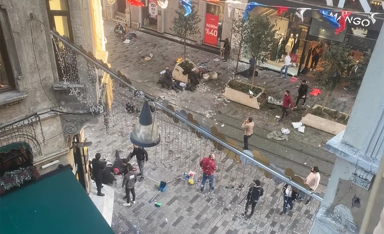 بالفيديو: انفجار كبير وسط اسطنبول في تركيا