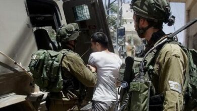 الاحتلال الإسرائيلي يعتقل 11 فلسطينياً في الضفة