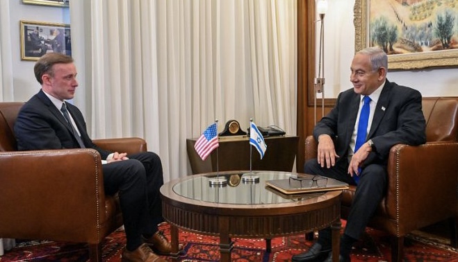 نتانياهو يشيد بدعم إدارة بايدن .. وعباس يندد بالإجراءات الإسرائيلية