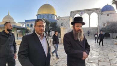 الوزير الإسرائيلي بن غفير يقتحم المسجد الأقصى وسط حراسة