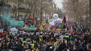 تظاهر الآلاف في فرنسا بعد تعبئة ضد تعديل نظام التقاعد
