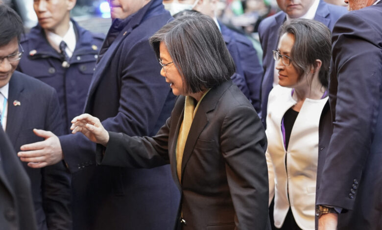 وسط انتقادات.. رئيسة تايوان في نيويورك