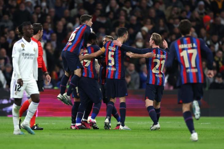 برشلونة يهزم ريال مدريد في ذهاب نصف نهائي كأس الملك