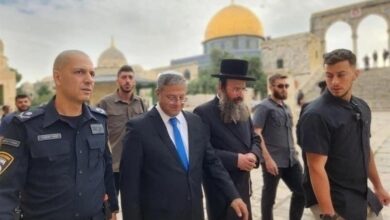 الأردن وفلسطين تدينان اقتحام بن غفير للمسجد الأقصى المبارك